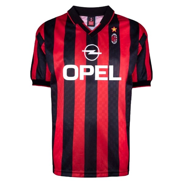 Tailandia Camiseta AC Milan Replica Primera Ropa Retro 1995 1996